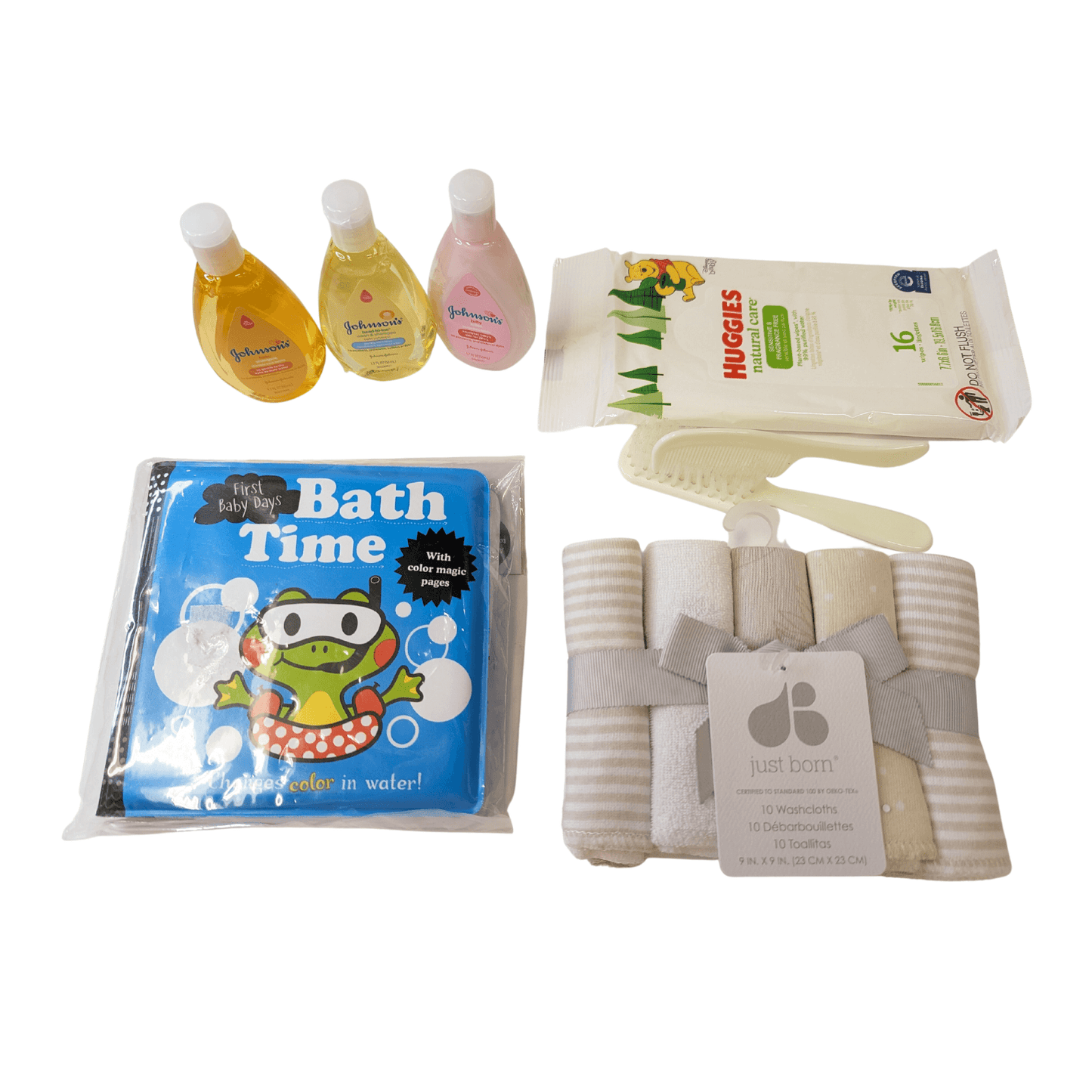 Beeb's Baskets Baby Bath Time Bundle