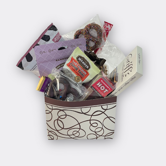 mini chocolate gift basket