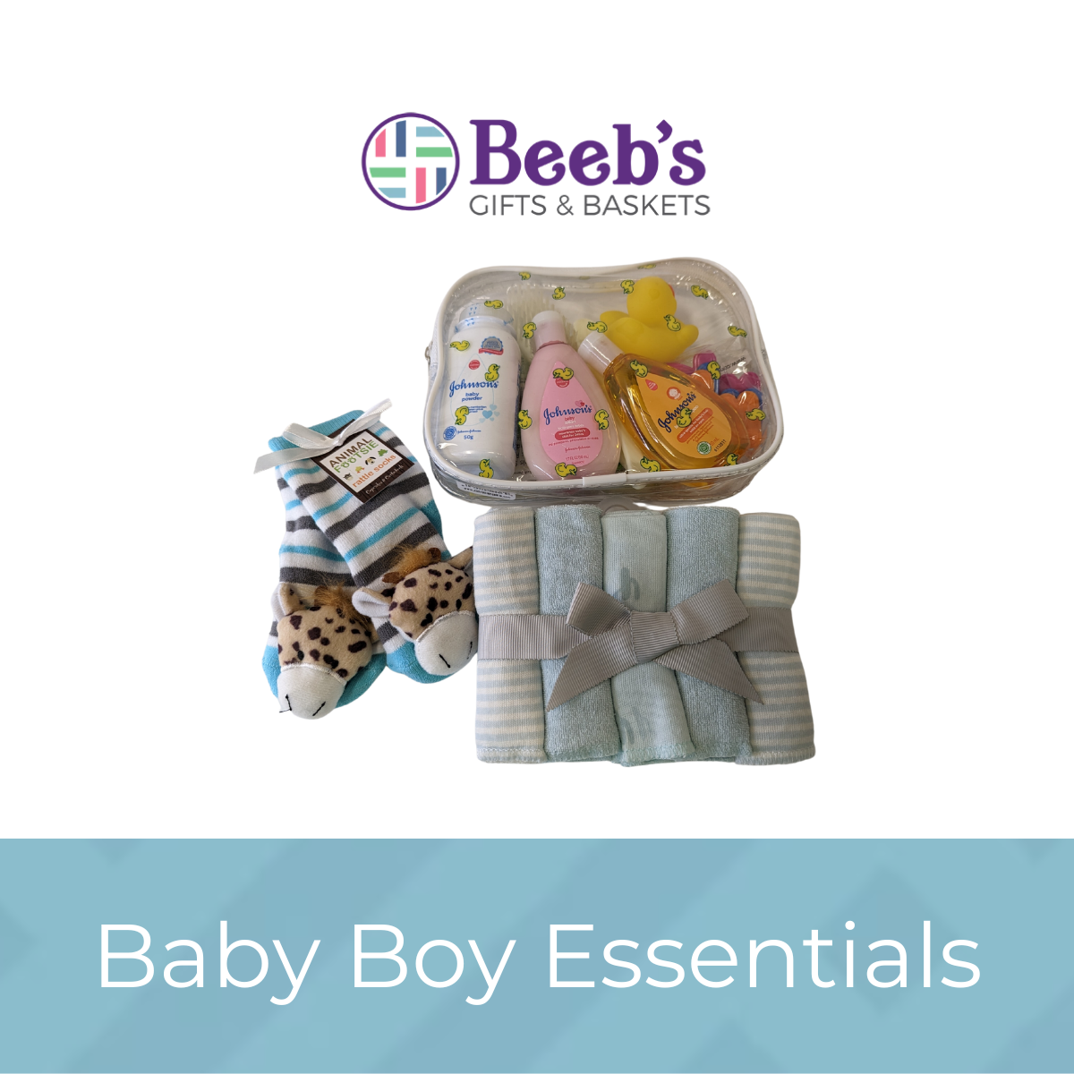 Beeb's Baby Boy Gift Basket