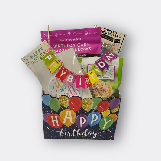 birthday mini gift basket