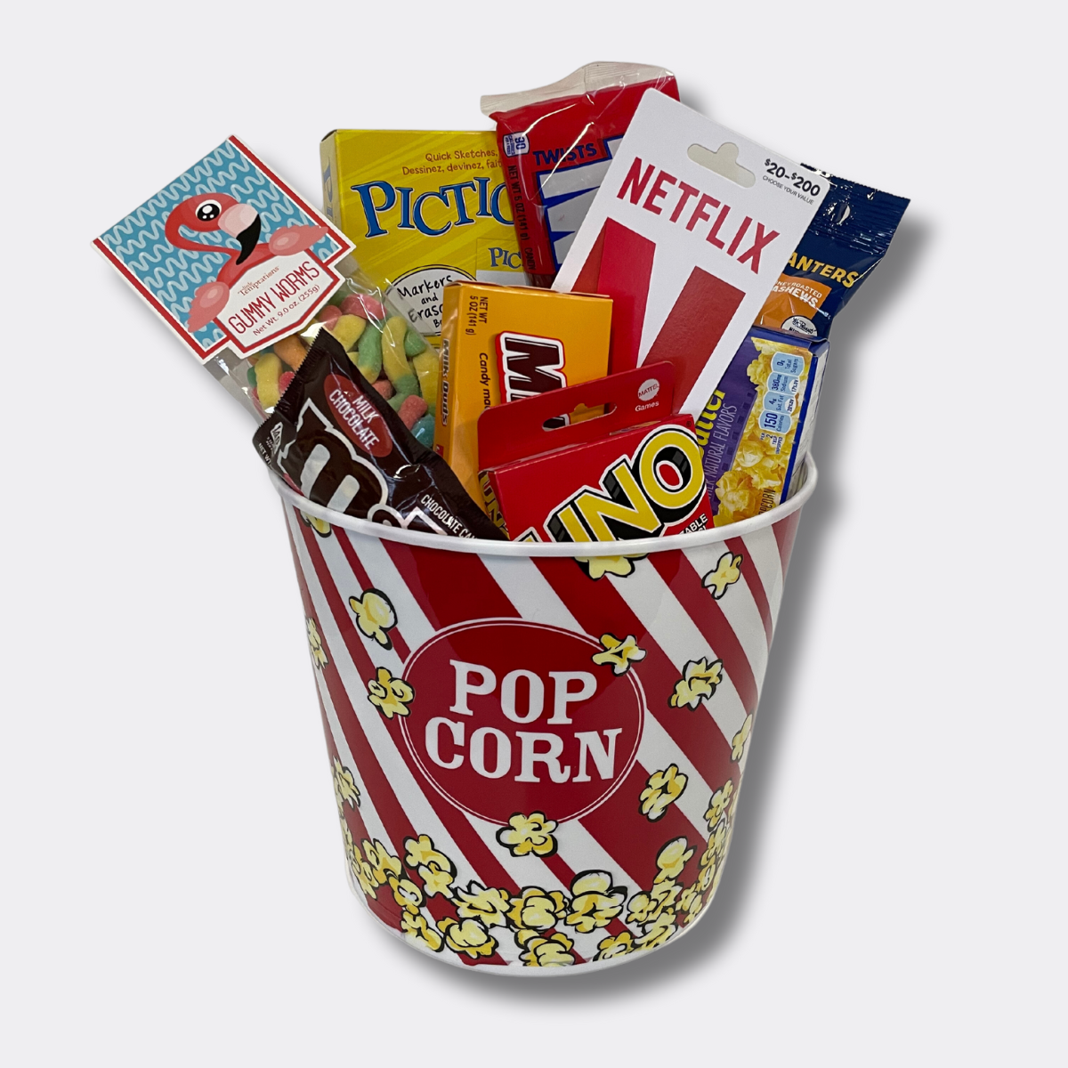 Beeb's Movie - Game Night Gift Basket